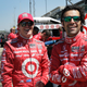 Dixon (left) and Franchitt (right) when they were teammates at Chip Ganassi Racing in 2013. Photo credit: AJ Mast/AP Images